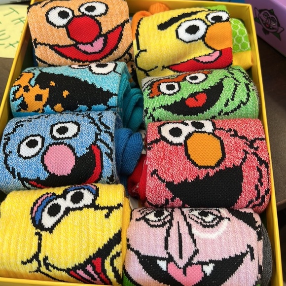 Bombas Accessories Bombas Sesame Street Large Socks New 8 Pairs Poshmark